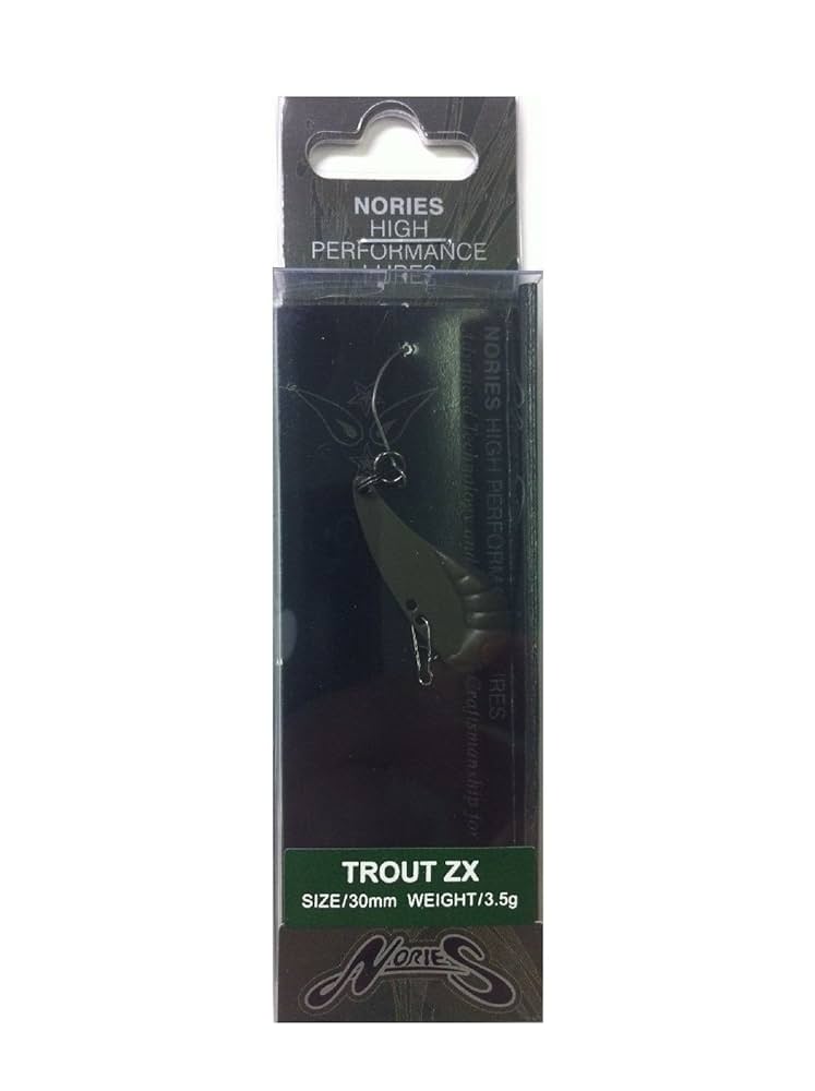 ノリーズセット 楽天市場】【全10色】ノリーズ トラウトZX 3.5g NORIES
